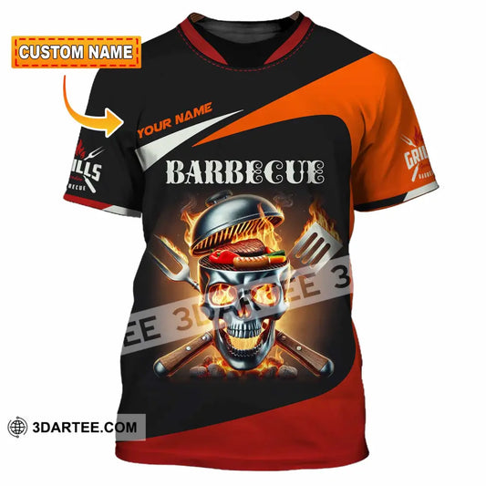 Unisex Shirt Custom Name Barbecue Love Long Sleeve T-Shirt