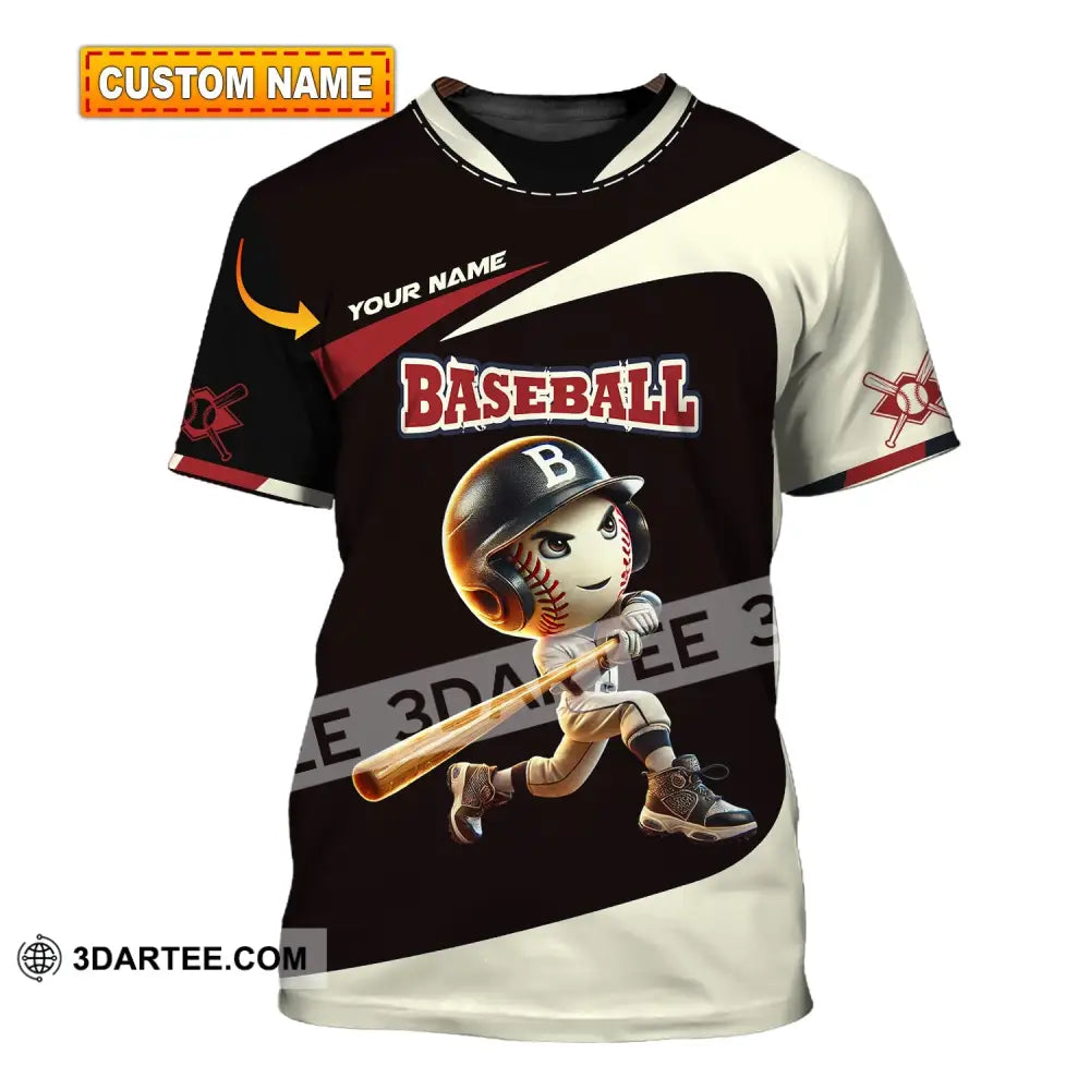 Unisex Shirt - Custom Name Baseball T-Shirt