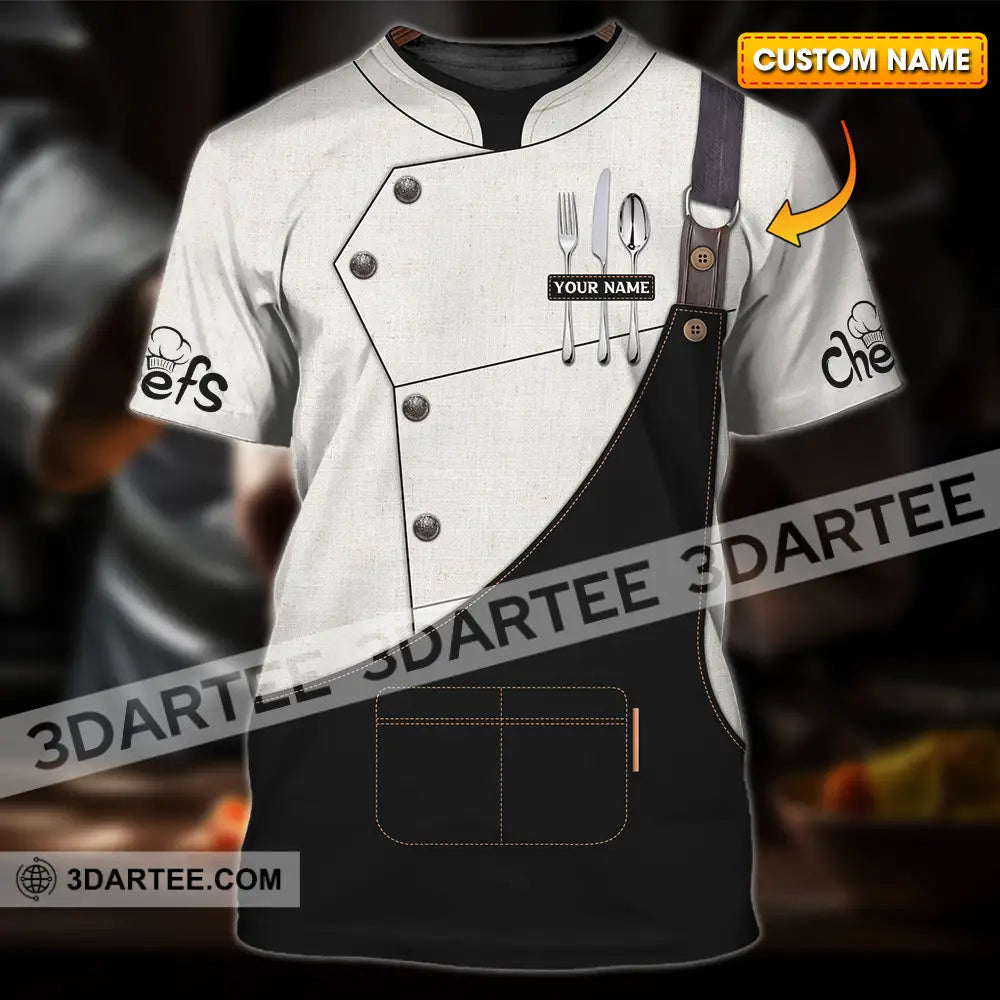 Unisex Shirt - Custom Name Basic Chefs T-Shirt