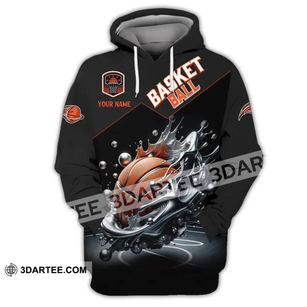 Unisex Shirt Custom Name Basketball Club Uniform T-Shirt Hoodie / S