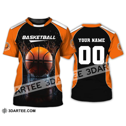 Unisex Shirt Custom Name Basketball T-Shirt Gift For Player / S