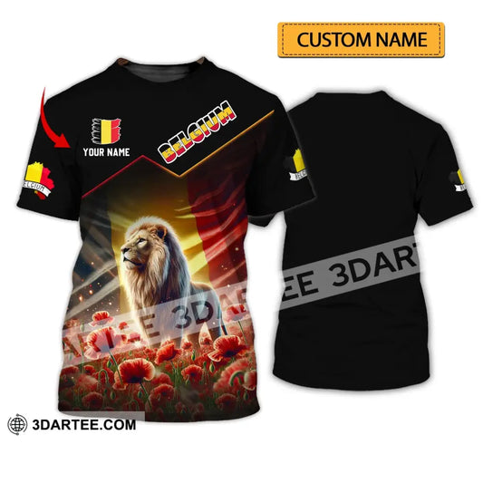 Unisex Shirt - Custom Name Belgium National Team Euro 2024 T-Shirt