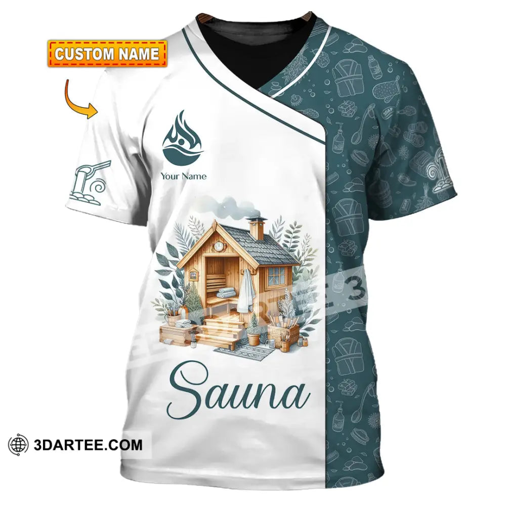 Unisex Shirt - Custom Name Best Sauna House T-Shirt