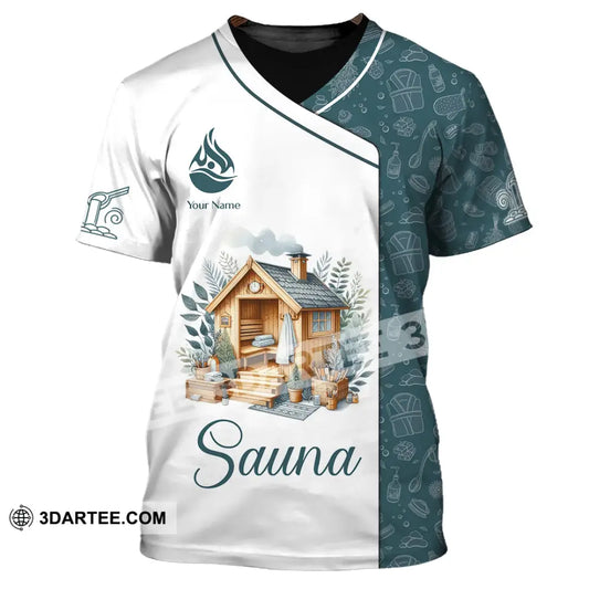 Unisex Shirt - Custom Name Best Sauna House T-Shirt / S T-Shirt