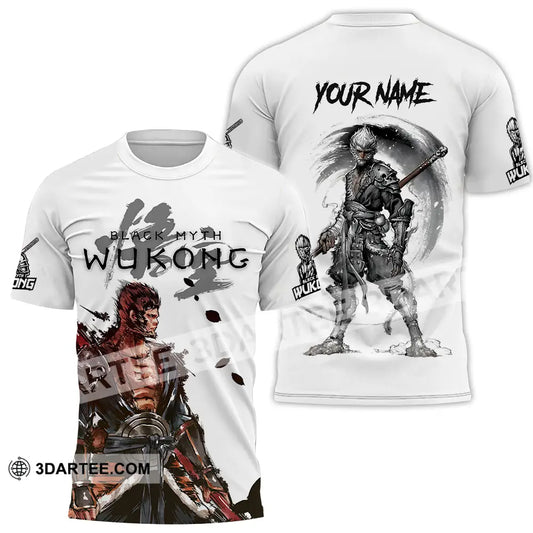 Unisex Shirt - Custom Name Black Myth Wukong Muscle T-Shirt / S T-Shirt