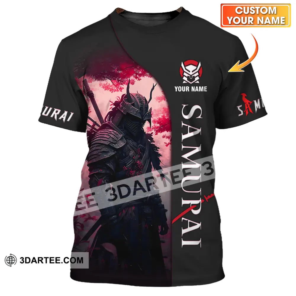 Unisex Shirt - Custom Name Blood Samurai T-Shirt