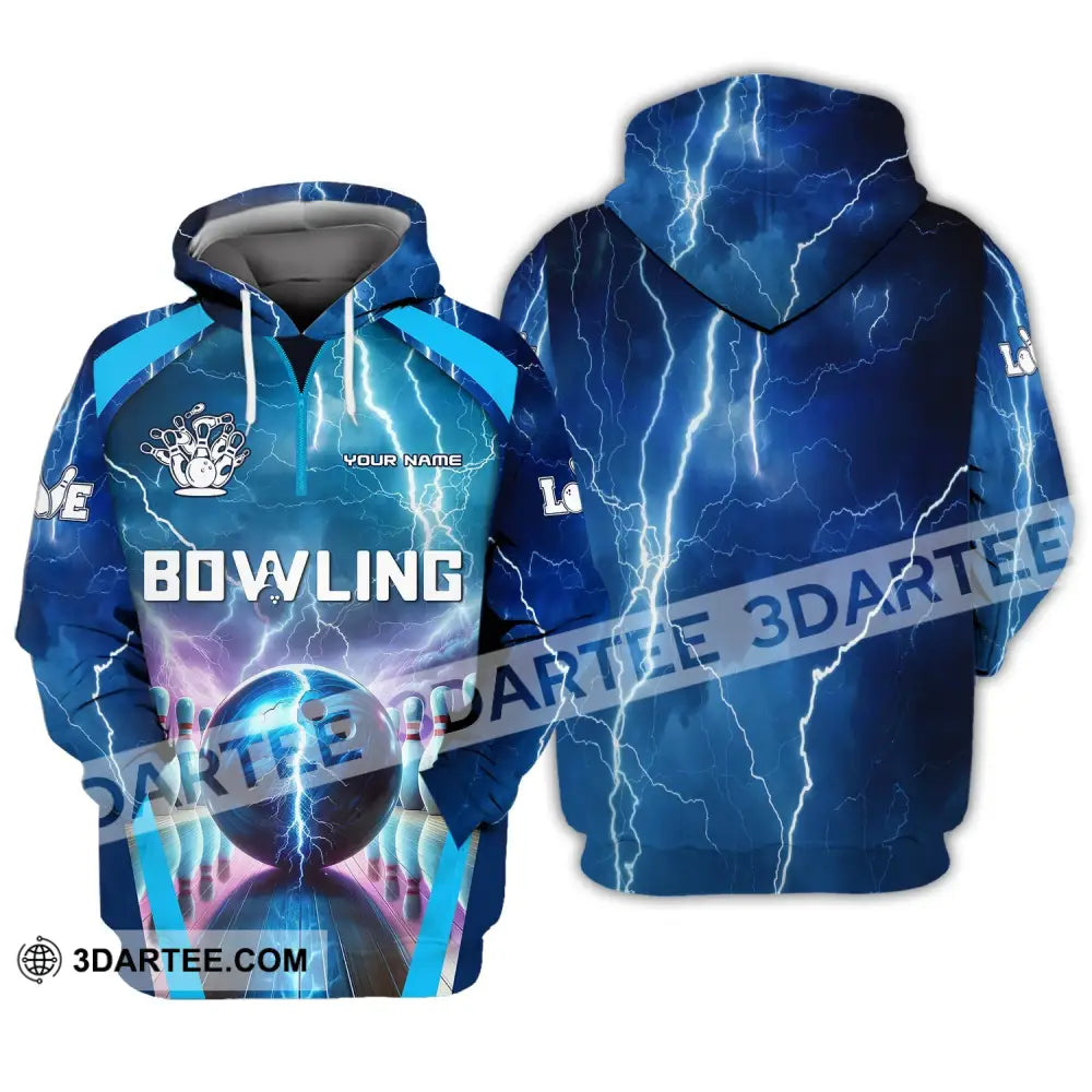 Unisex Shirt Custom Name Bowling Club Hoodie Player Gift / S T-Shirt