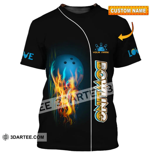 Unisex Shirt - Custom Name Shirt - Bowling Lover Shirt - T-shirt
