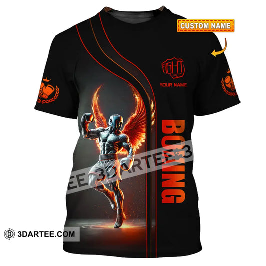 Unisex Shirt Custom Name Boxing Long Sleeve T-Shirt T-Shirt