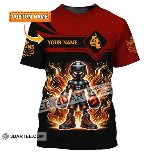 Unisex Shirt Custom Name Boxing Lover T-Shirt Gift T-Shirt