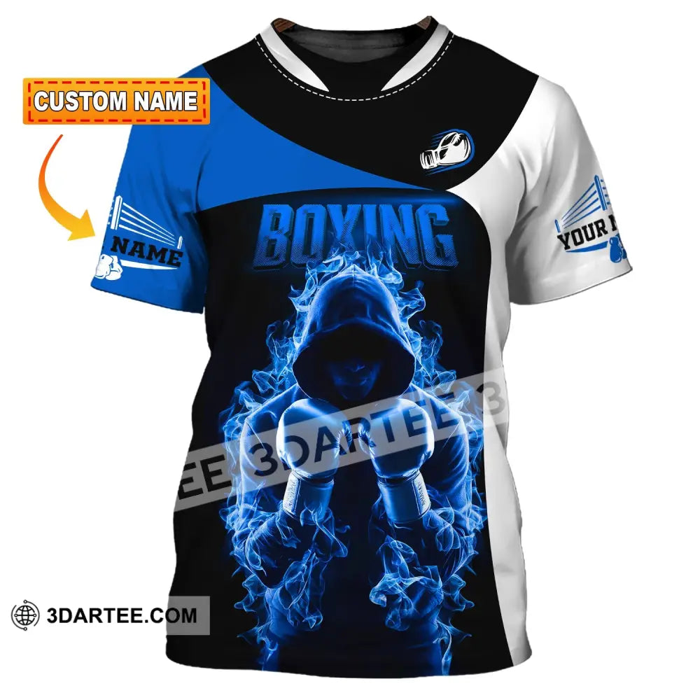 Unisex Shirt Custom Name Boxing Lover T-Shirt Gift T-Shirt