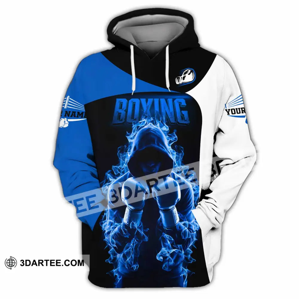 Unisex Shirt Custom Name Boxing Lover T-Shirt Gift Hoodie / S T-Shirt
