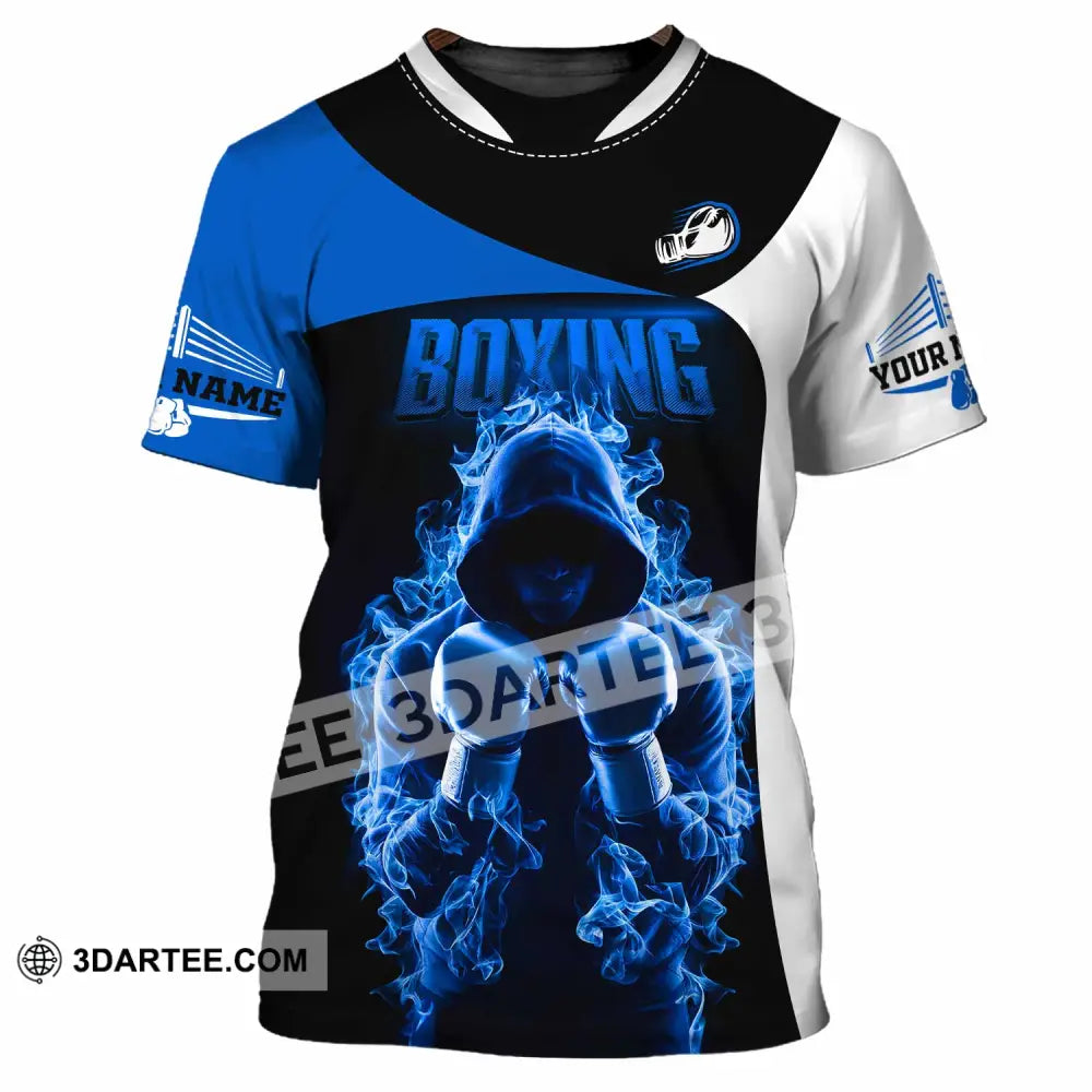 Unisex Shirt Custom Name Boxing Lover T-Shirt Gift / S T-Shirt