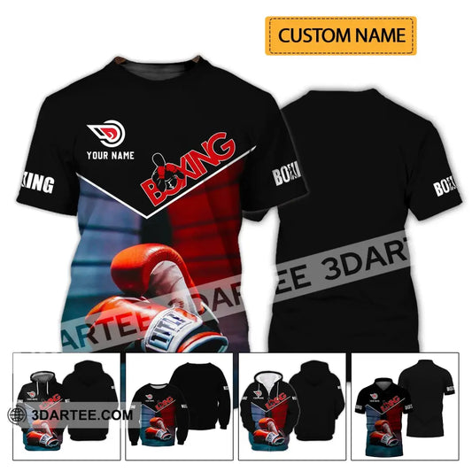 Unisex Shirt - Custom Name Boxing T-Shirt