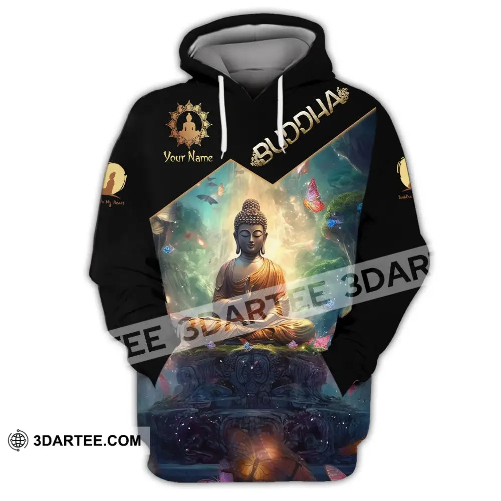 Unisex Shirt - Custom Name Buddha Believer Hoodie / S T-Shirt