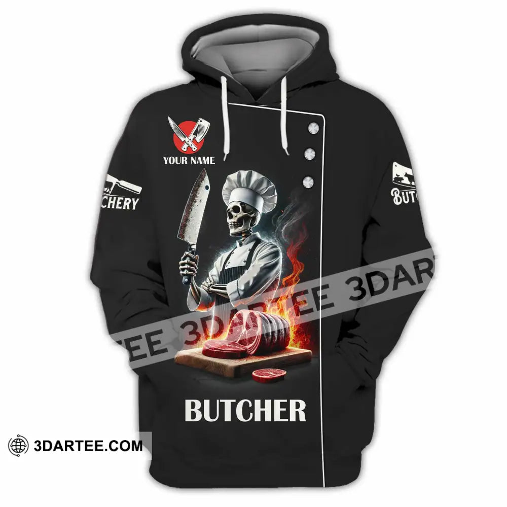 Unisex Shirt Custom Name Butcher Gift Hoodie / S T-Shirt