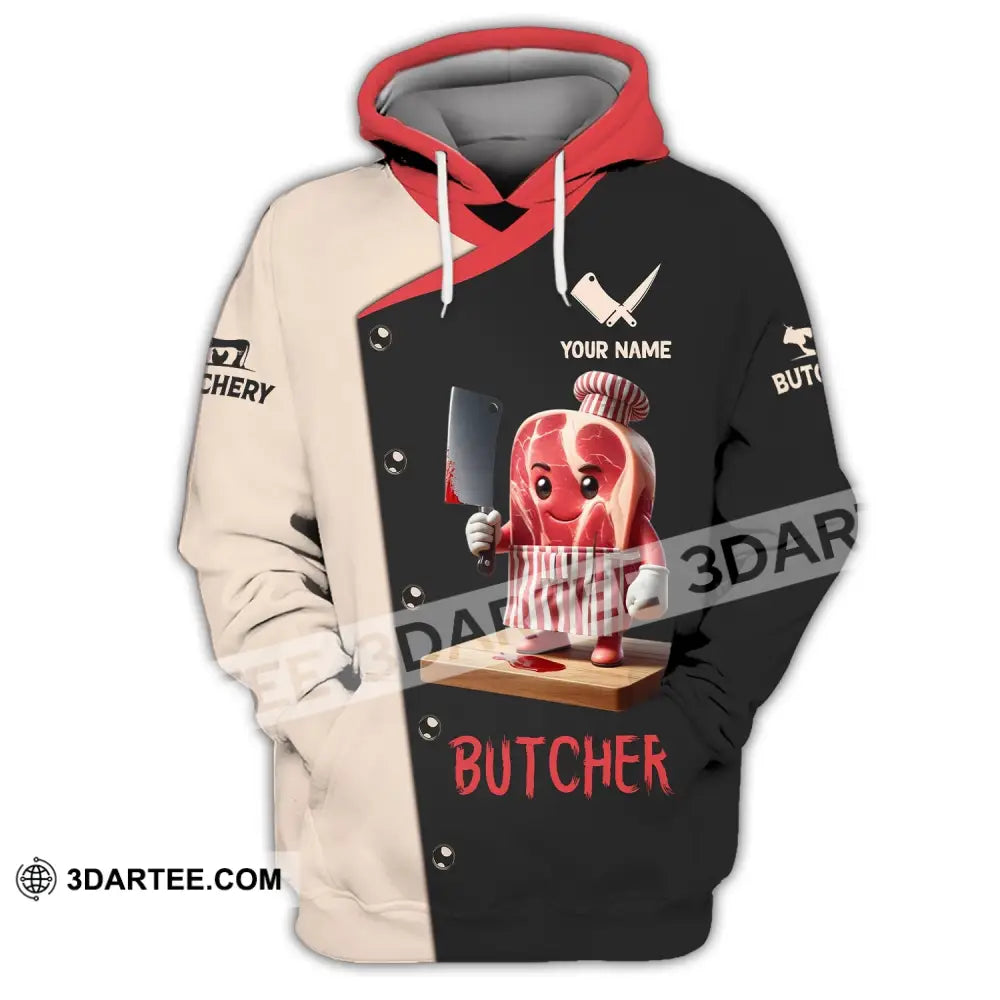 Unisex Shirt Custom Name Butcher Gift Hoodie / S T-Shirt