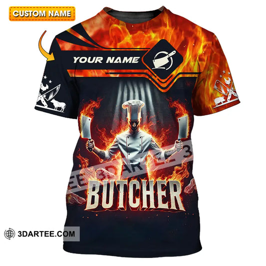 Unisex Shirt - Custom Name Butcher T-Shirt