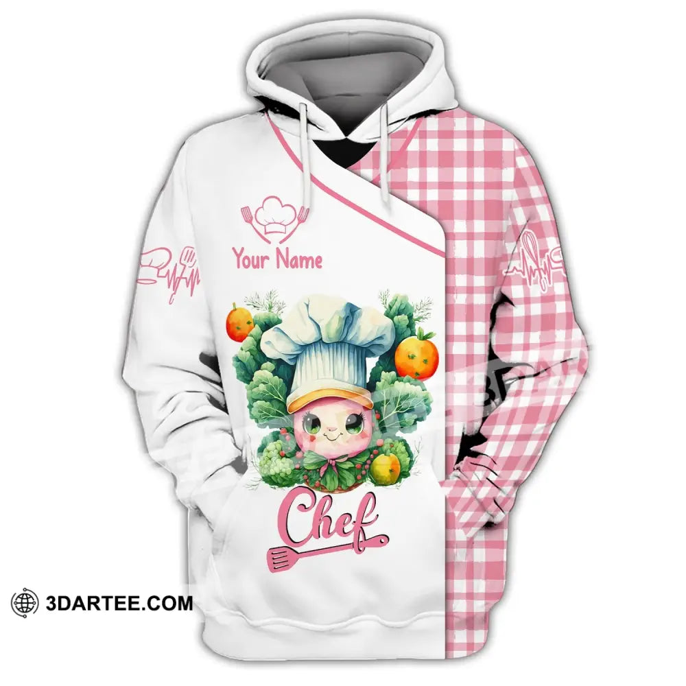 Unisex Shirt Custom Name Chef Apparel Polo Long Sleeve Cute T-Shirt Hoodie / S