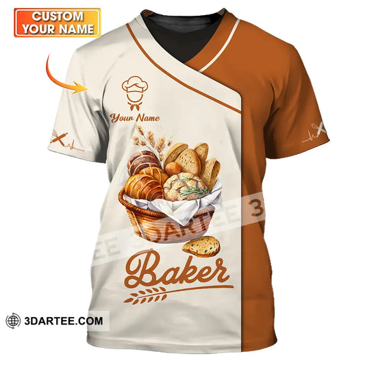 Unisex Shirt - Custom Name Chef Bakers T-Shirt