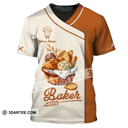 Unisex Shirt - Custom Name Chef Bakers T-Shirt / S T-Shirt