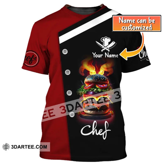 Unisex Shirt Custom Name Chef Chefs Gift Apparel T-Shirt