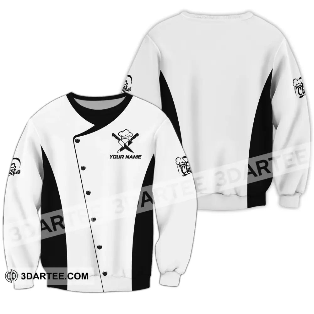 Unisex Shirt - Custom Name Chef Classic Long Sleeve / S T-Shirt