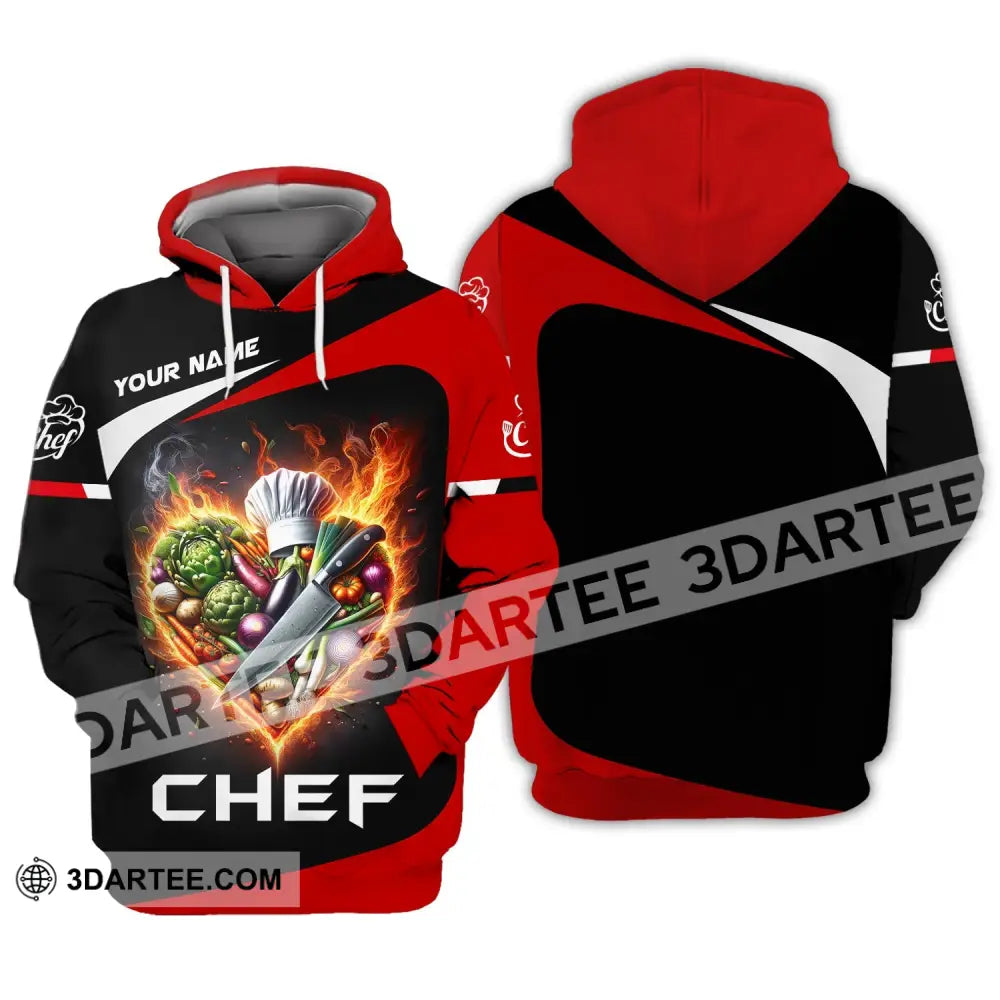 Unisex Shirt Custom Name Chef For Chefs Apparel Gift Cooking Lovers Hoodie / S T-Shirt