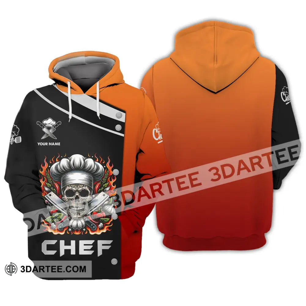 Unisex Shirt Custom Name Chef For Chefs Apparel Gift Cooking Lovers Hoodie / S T-Shirt