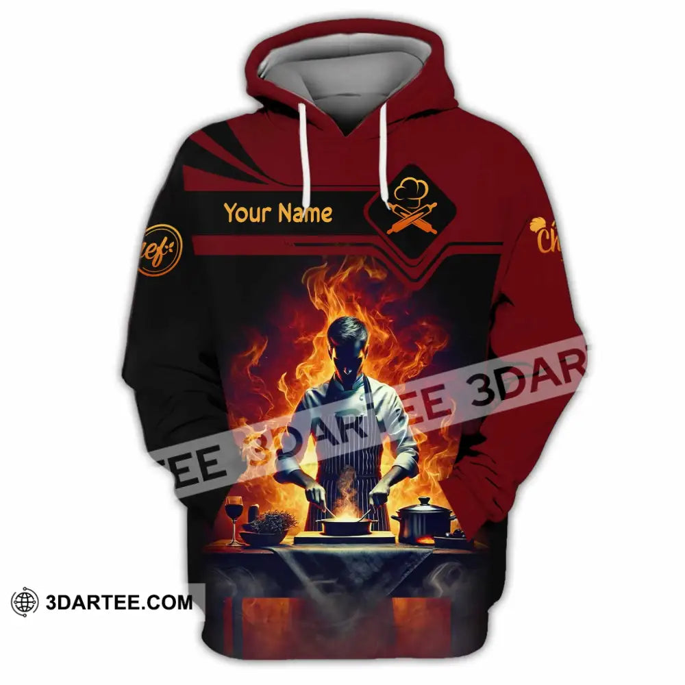 Unisex Shirt Custom Name Chef Gift For Chefs Hoodie / S T-Shirt