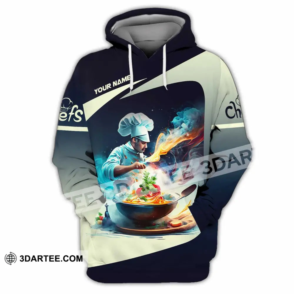 Unisex Shirt Custom Name Chef Gift Hoodie / S T-Shirt
