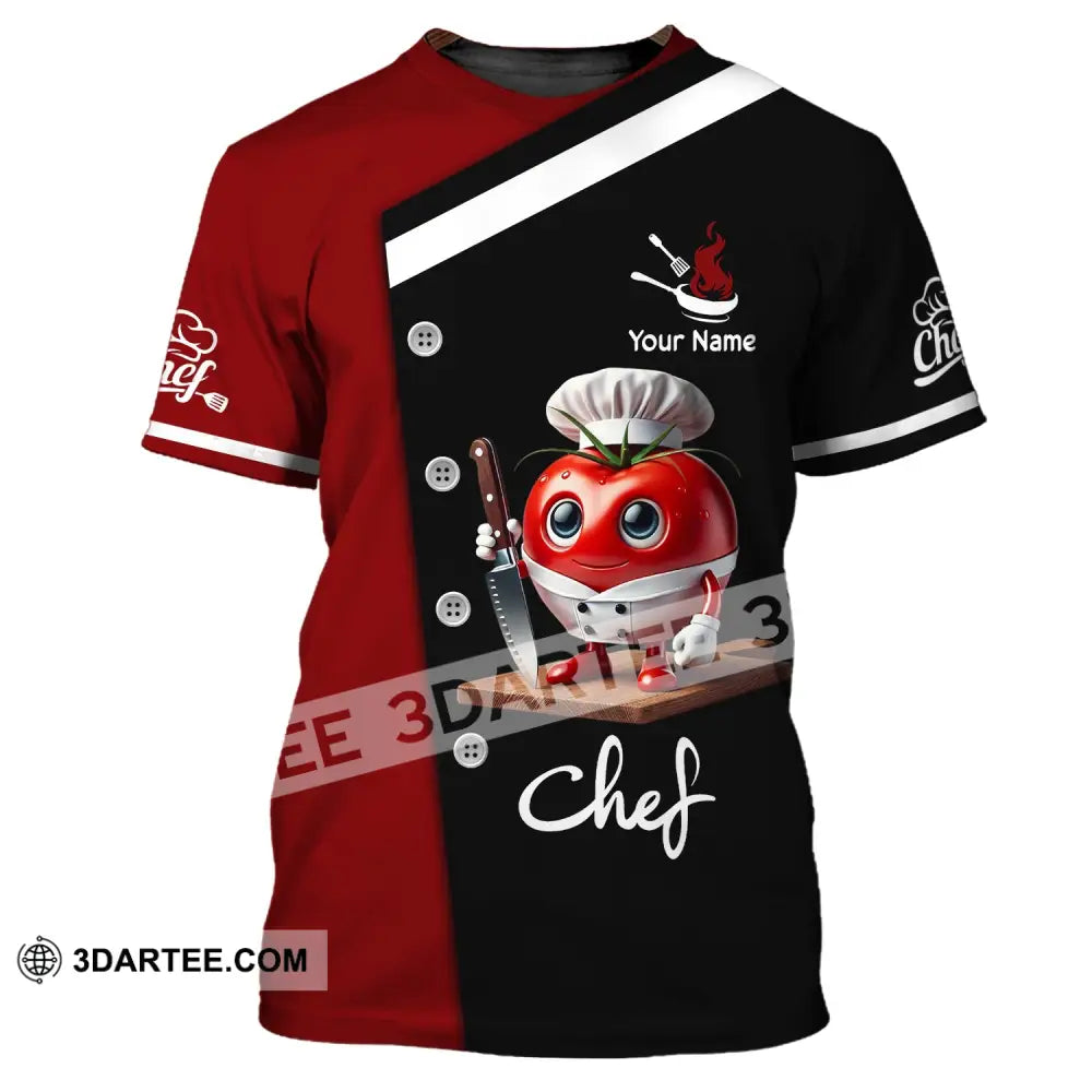 Unisex Shirt Custom Name Chef Gift T-Shirt / S T-Shirt