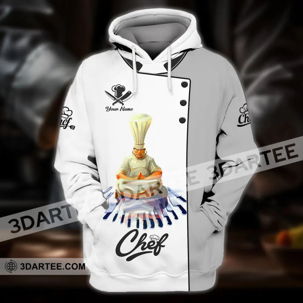 Unisex Shirt - Custom Name Chef Meditate Hoodie / S T-Shirt