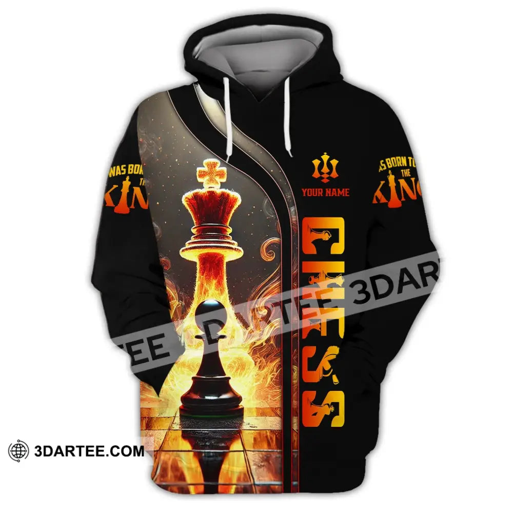 Unisex Shirt Custom Name Chess Gift For Lover Hoodie / S T-Shirt