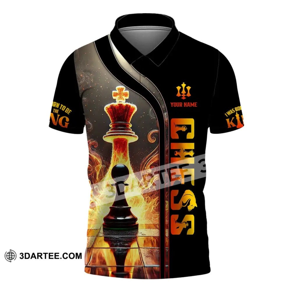 Unisex Shirt Custom Name Chess Gift For Lover Polo / S T-Shirt