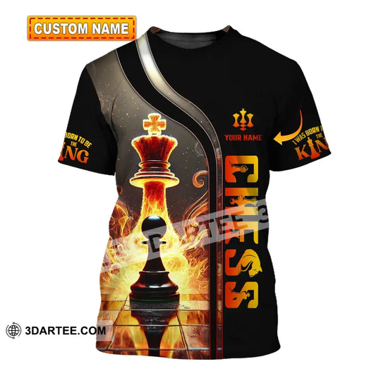 Unisex Shirt Custom Name Chess Gift For Lover T-Shirt