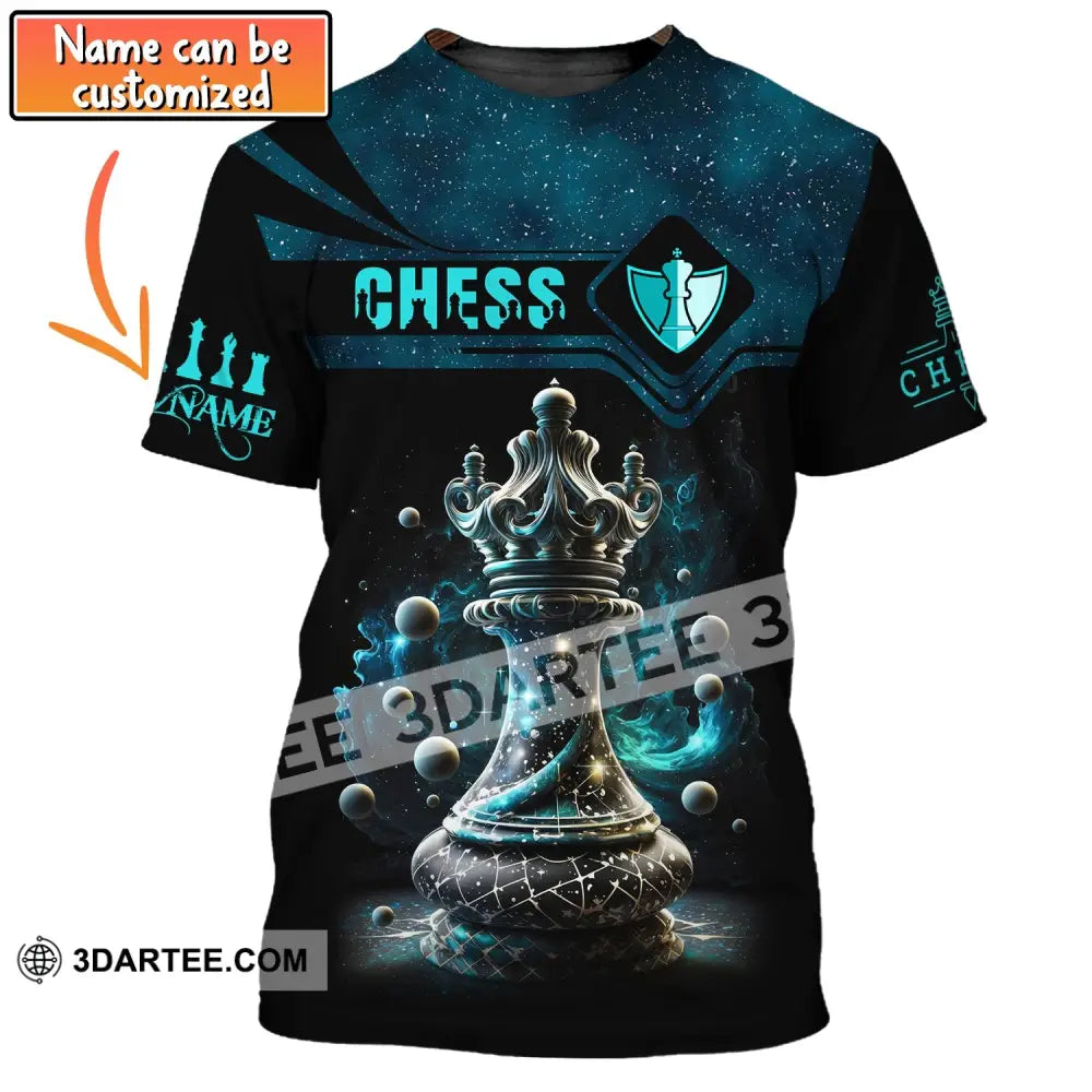 Unisex Shirt Custom Name Chess T-Shirt Player Club Checkmate