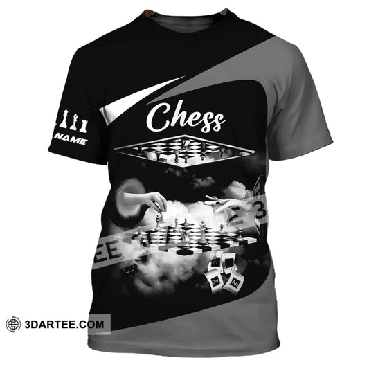 Unisex Shirt Custom Name Chess T-Shirt Player Club Checkmate Polo / S