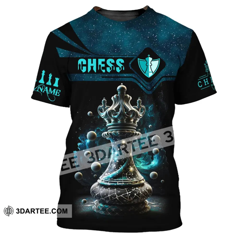 Unisex Shirt Custom Name Chess T-Shirt Player Club Checkmate / S