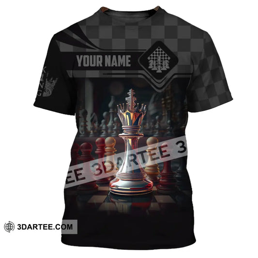 Unisex Shirt Custom Name Chess T-Shirt Player Club King / S