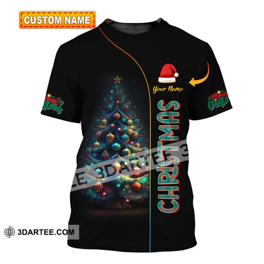 Unisex Shirt - Custom Name Christmas Night T-Shirt