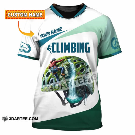 Unisex Shirt Custom Name Climbing Gift For Lover T-Shirt