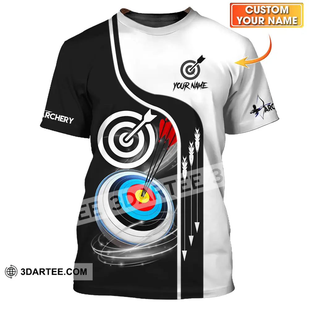 Unisex Shirt - Custom Name Color Sport Archery Classic T-Shirt