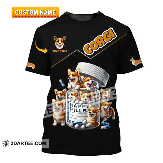 Unisex Shirt - Custom Name Corgi Lover T-Shirt