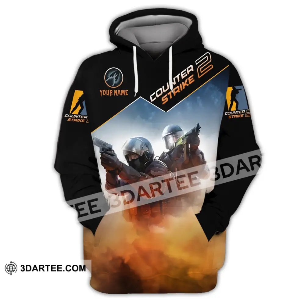 Unisex Shirt - Custom Name Counter Strike Hoodie / S T-Shirt