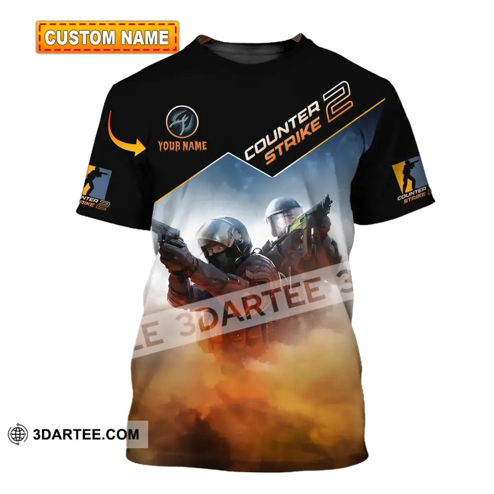 Unisex Shirt - Custom Name Counter Strike T-Shirt