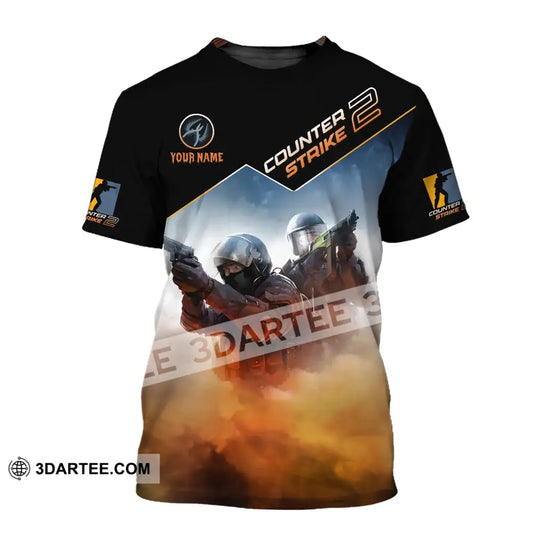 Unisex Shirt - Custom Name Counter Strike T-Shirt / S T-Shirt