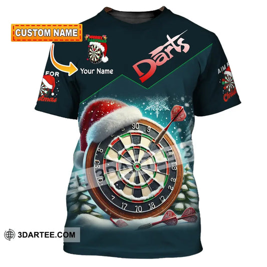 Unisex Shirt Custom Name Dart Darts T-Shirt Gift For Lover Gamer T-Shirt