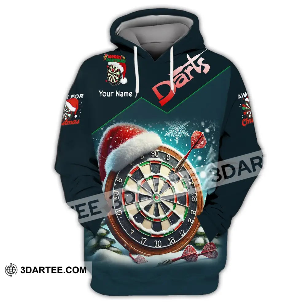 Unisex Shirt Custom Name Dart Darts T-Shirt Gift For Lover Gamer Hoodie / S T-Shirt