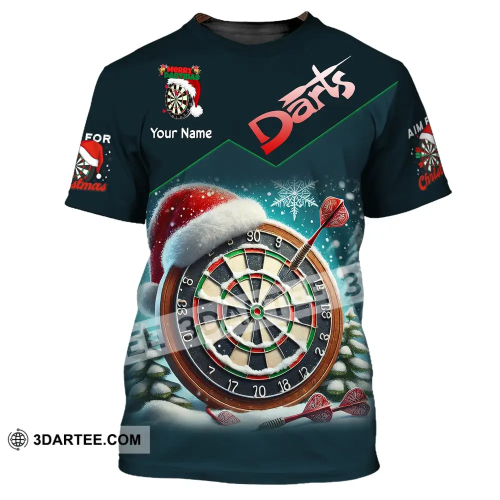 Unisex Shirt Custom Name Dart Darts T-Shirt Gift For Lover Gamer / S T-Shirt